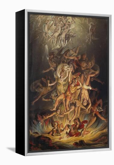 The Fall of the Angels, 1798-Edward Dayes-Framed Premier Image Canvas