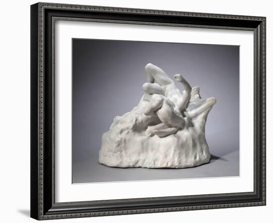 The Fall of the Angels, C.1890-1900 (Marble)-Auguste Rodin-Framed Giclee Print