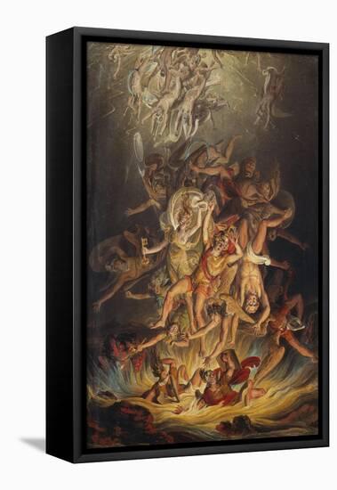 The Fall of the Angels-Edward Dayes-Framed Premier Image Canvas