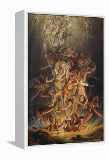 The Fall of the Angels-Edward Dayes-Framed Premier Image Canvas