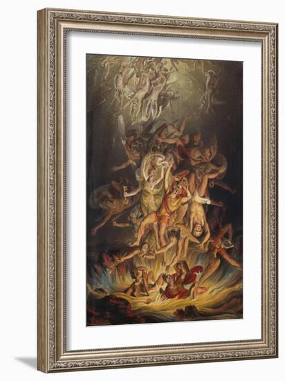 The Fall of the Angels-Edward Dayes-Framed Giclee Print