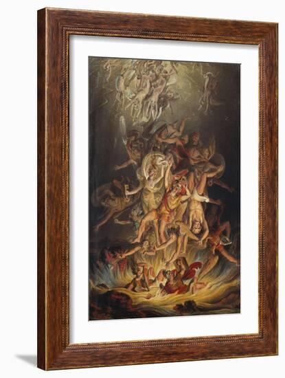 The Fall of the Angels-Edward Dayes-Framed Giclee Print