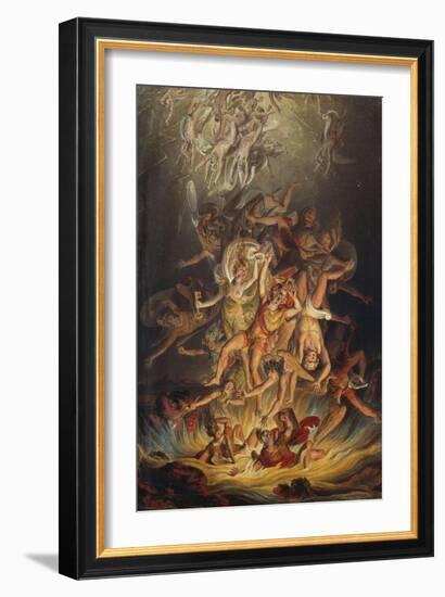The Fall of the Angels-Edward Dayes-Framed Giclee Print
