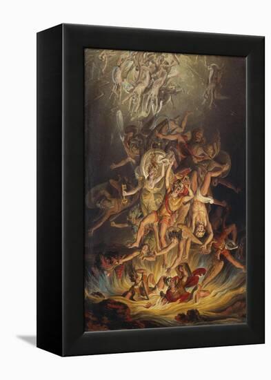 The Fall of the Angels-Edward Dayes-Framed Premier Image Canvas