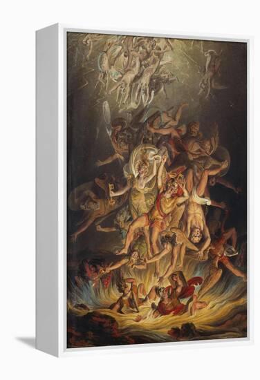 The Fall of the Angels-Edward Dayes-Framed Premier Image Canvas