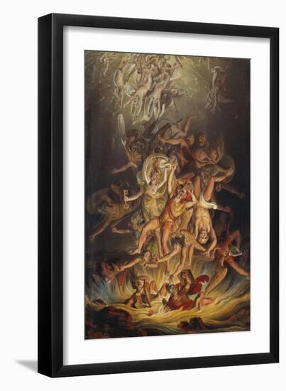 The Fall of the Angels-Edward Dayes-Framed Giclee Print