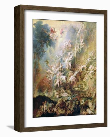 The Fall of the Damned-Peter Paul Rubens-Framed Giclee Print