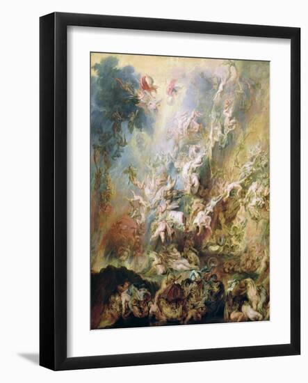 The Fall of the Damned-Peter Paul Rubens-Framed Giclee Print