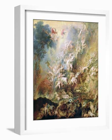 The Fall of the Damned-Peter Paul Rubens-Framed Giclee Print