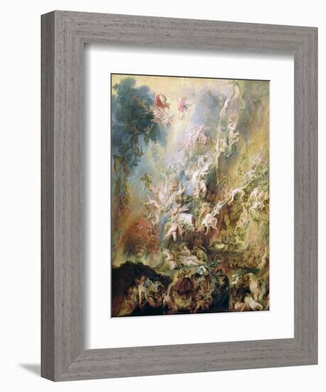 The Fall of the Damned-Peter Paul Rubens-Framed Premium Giclee Print