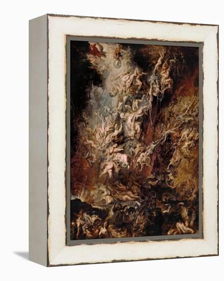 The Fall of the Damned-Peter Paul Rubens-Framed Premier Image Canvas