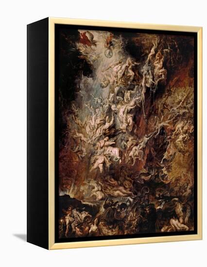 The Fall of the Damned-Peter Paul Rubens-Framed Premier Image Canvas