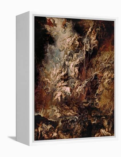 The Fall of the Damned-Peter Paul Rubens-Framed Premier Image Canvas