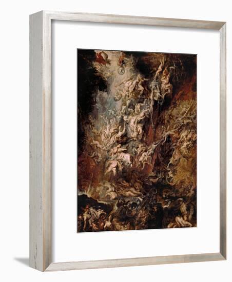 The Fall of the Damned-Peter Paul Rubens-Framed Giclee Print