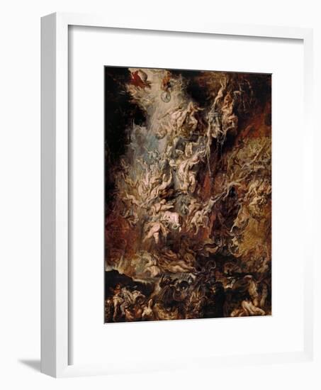 The Fall of the Damned-Peter Paul Rubens-Framed Giclee Print