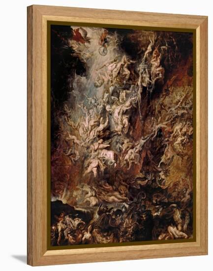 The Fall of the Damned-Peter Paul Rubens-Framed Premier Image Canvas