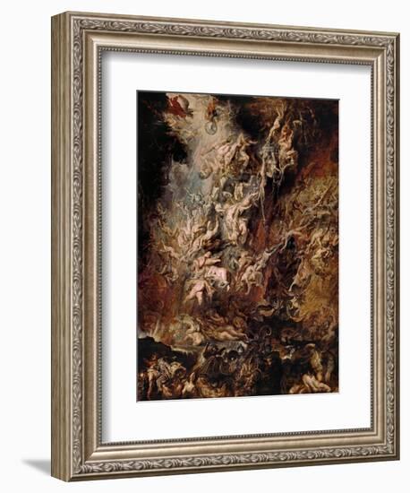 The Fall of the Damned-Peter Paul Rubens-Framed Giclee Print