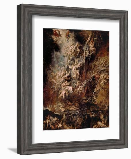 The Fall of the Damned-Peter Paul Rubens-Framed Giclee Print