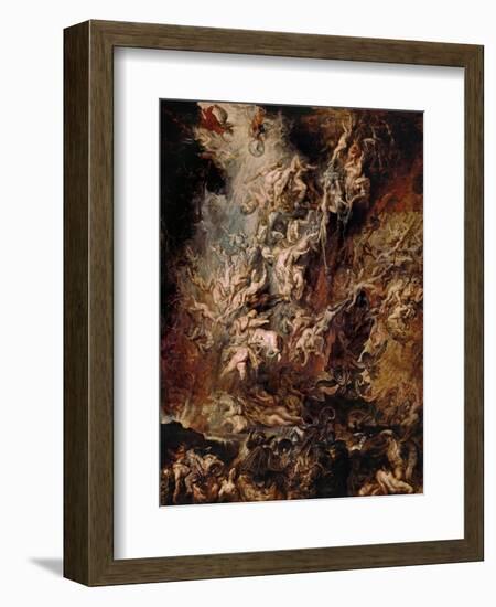 The Fall of the Damned-Peter Paul Rubens-Framed Giclee Print