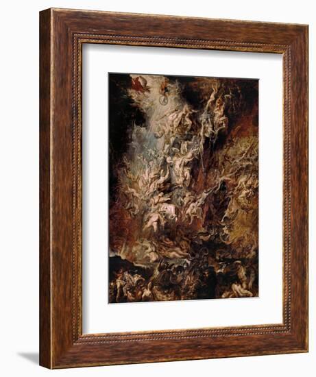 The Fall of the Damned-Peter Paul Rubens-Framed Giclee Print