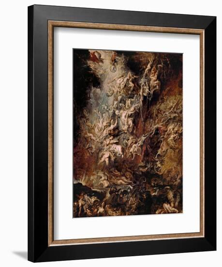 The Fall of the Damned-Peter Paul Rubens-Framed Giclee Print