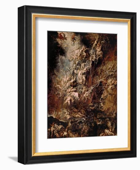 The Fall of the Damned-Peter Paul Rubens-Framed Giclee Print