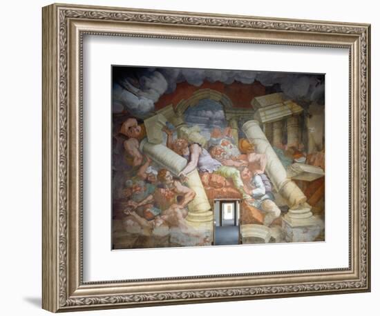 The Fall of the Giants-Giulio Romano-Framed Giclee Print