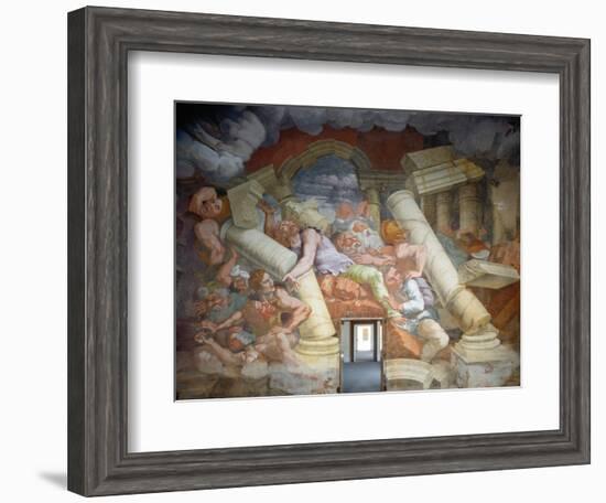 The Fall of the Giants-Giulio Romano-Framed Giclee Print