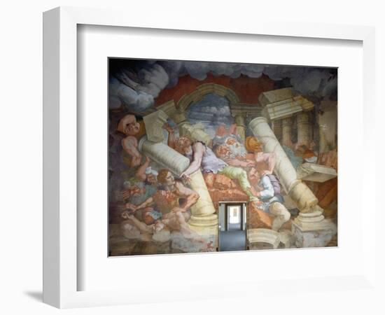 The Fall of the Giants-Giulio Romano-Framed Giclee Print