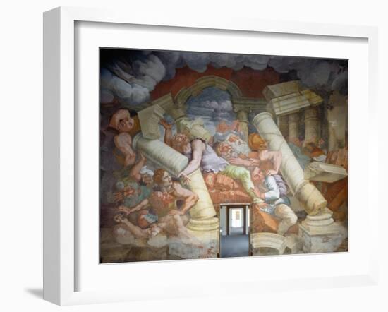 The Fall of the Giants-Giulio Romano-Framed Giclee Print