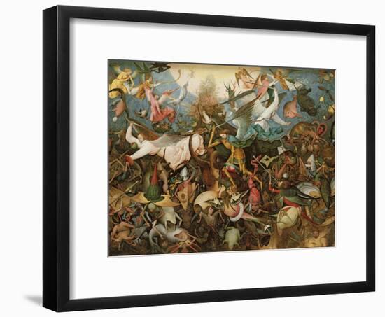 The Fall of the Rebel Angels, 1562-Pieter Bruegel the Elder-Framed Giclee Print