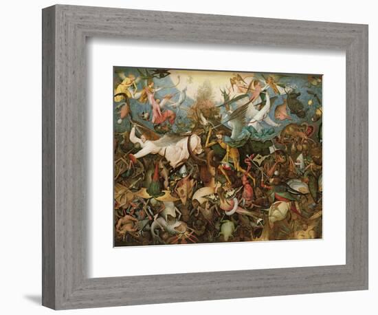 The Fall of the Rebel Angels, 1562-Pieter Bruegel the Elder-Framed Giclee Print