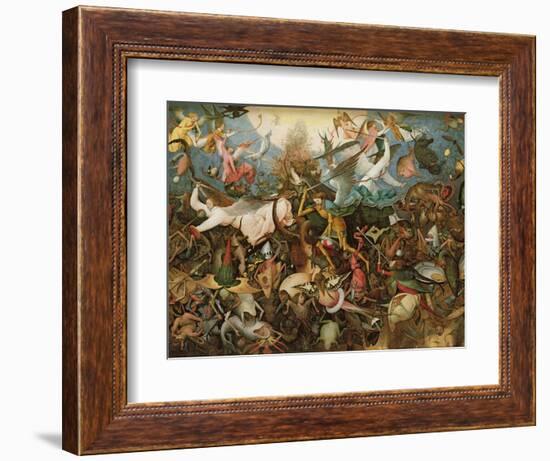 The Fall of the Rebel Angels, 1562-Pieter Bruegel the Elder-Framed Giclee Print