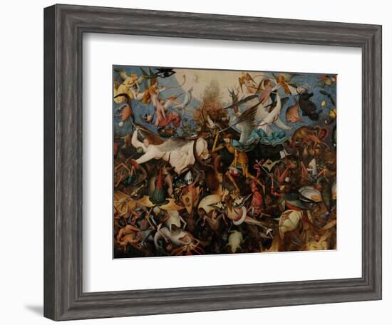 The Fall of the Rebel Angels, 1562-Pieter Bruegel the Elder-Framed Giclee Print