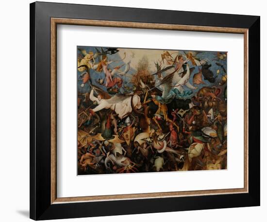 The Fall of the Rebel Angels, 1562-Pieter Bruegel the Elder-Framed Giclee Print