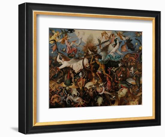 The Fall of the Rebel Angels, 1562-Pieter Bruegel the Elder-Framed Giclee Print