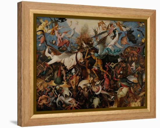 The Fall of the Rebel Angels, 1562-Pieter Bruegel the Elder-Framed Premier Image Canvas