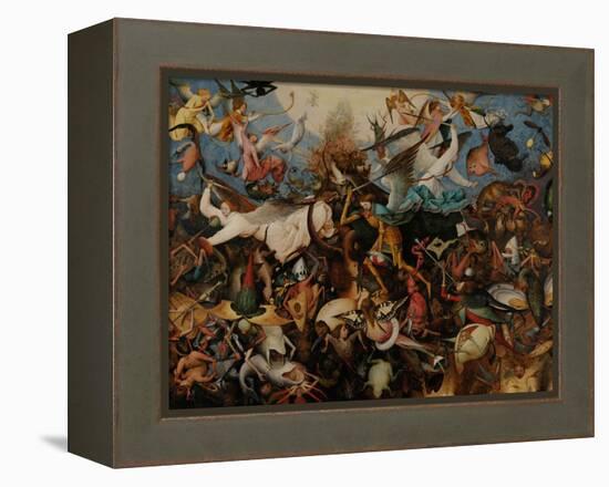 The Fall of the Rebel Angels, 1562-Pieter Bruegel the Elder-Framed Premier Image Canvas