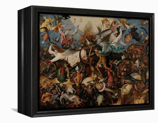 The Fall of the Rebel Angels, 1562-Pieter Bruegel the Elder-Framed Premier Image Canvas