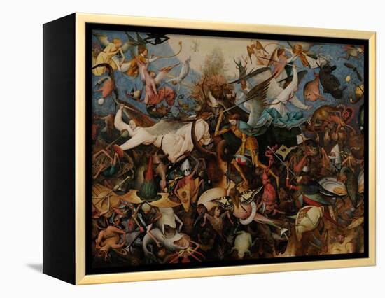 The Fall of the Rebel Angels, 1562-Pieter Bruegel the Elder-Framed Premier Image Canvas