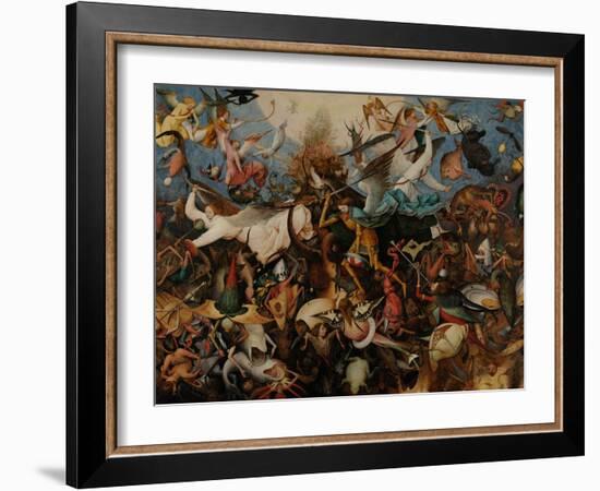 The Fall of the Rebel Angels, 1562-Pieter Bruegel the Elder-Framed Giclee Print