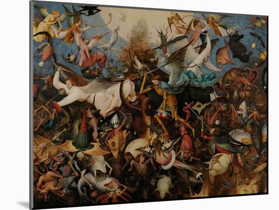 The Fall of the Rebel Angels, 1562-Pieter Bruegel the Elder-Mounted Giclee Print