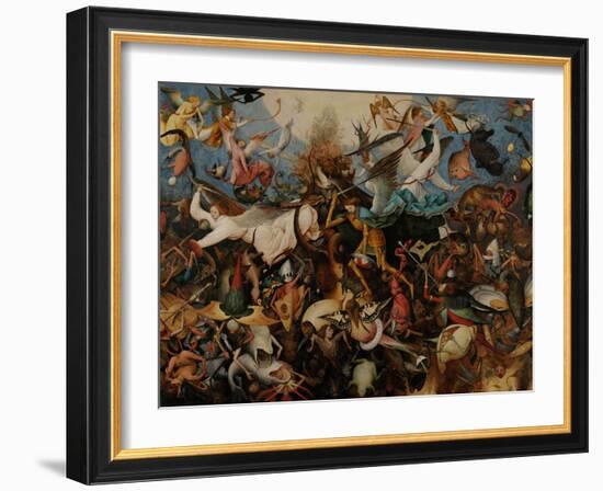 The Fall of the Rebel Angels, 1562-Pieter Bruegel the Elder-Framed Giclee Print