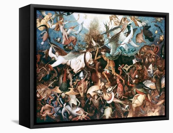 The Fall of the Rebel Angels, 1562-Pieter Bruegel the Elder-Framed Premier Image Canvas