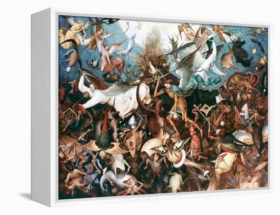 The Fall of the Rebel Angels, 1562-Pieter Bruegel the Elder-Framed Premier Image Canvas