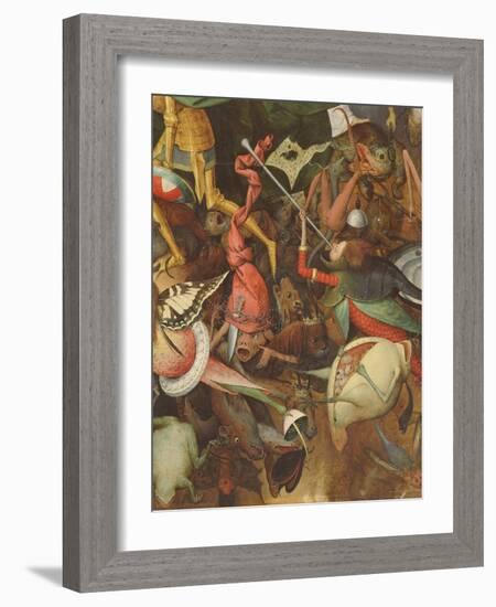 The Fall of the Rebel Angels, 1562-Pieter Bruegel the Elder-Framed Giclee Print