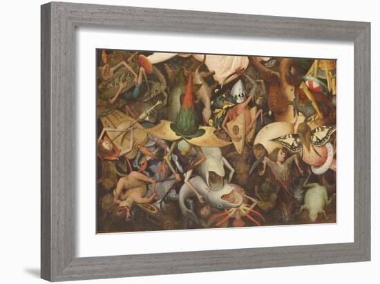 The Fall of the Rebel Angels, 1562-Pieter Bruegel the Elder-Framed Giclee Print