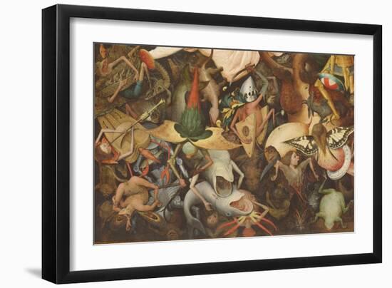 The Fall of the Rebel Angels, 1562-Pieter Bruegel the Elder-Framed Giclee Print