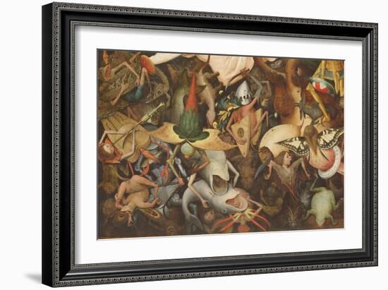 The Fall of the Rebel Angels, 1562-Pieter Bruegel the Elder-Framed Giclee Print