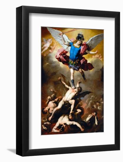 The Fall of the Rebel Angels by Luca Giordano-Fine Art-Framed Photographic Print